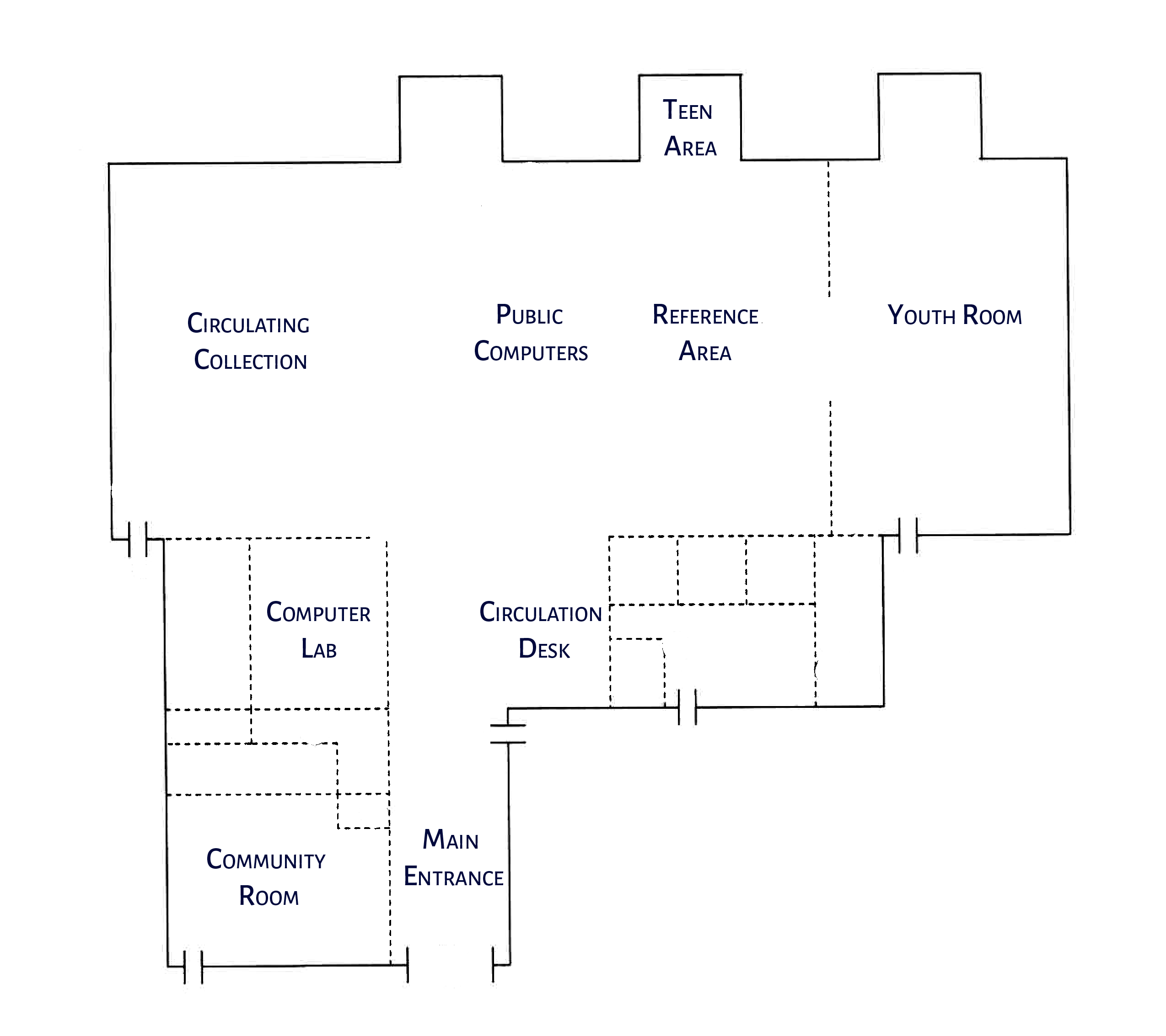 Homosassa Branch Building Layout