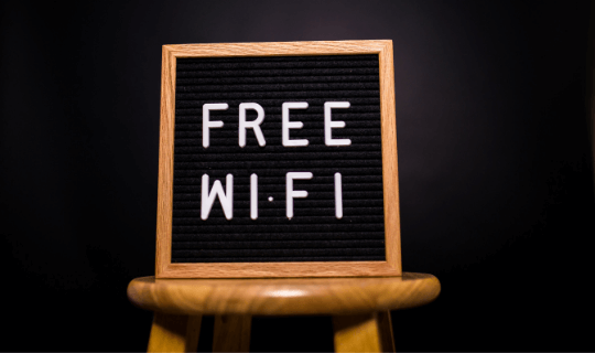 Free Wi-Fi Sign