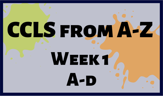 CCLS From A-Z Week 1 Letters A-D