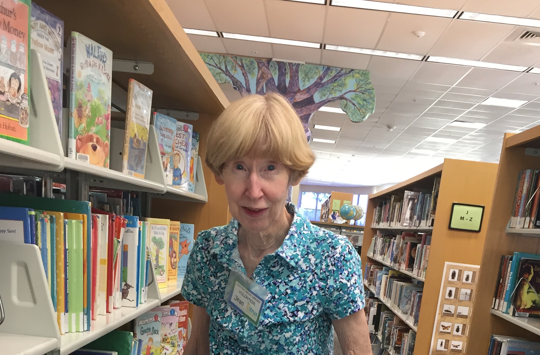 Library Volunteer Jean