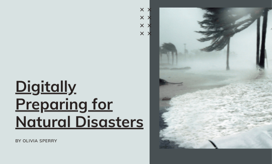 Digitally Preparing for Natural Disasters