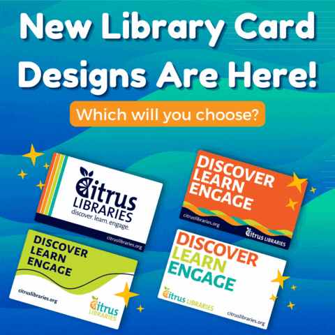 New Library Card Designs are Here! Which will you choose?