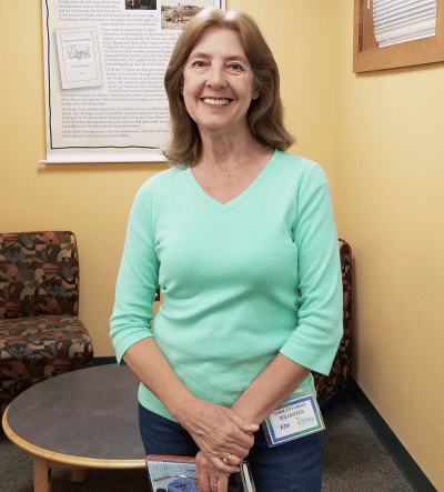 Floral City Library Volunteer of the month, June 2023, Kim R.