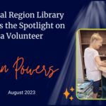 Coastal Region Library Shines the Spotlight on a Volunteer