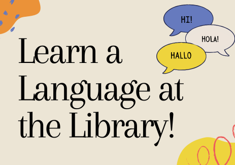 Learn a Language at the Library!